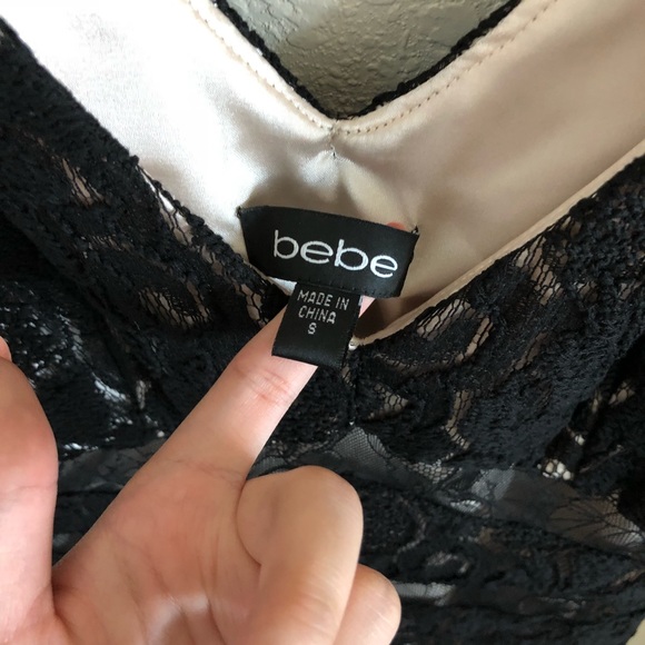 Bebe Laced Dress - Picture 3 of 4